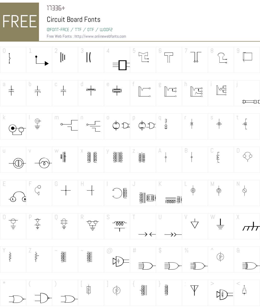 Circuit Board V2 CircuitBoard Fonts Free Download - OnlineWebFonts.COM