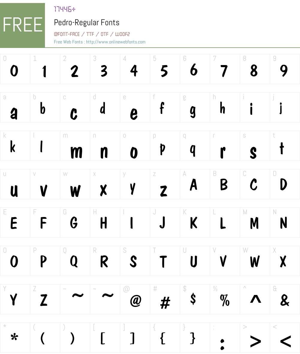 Pedro Font Screenshots