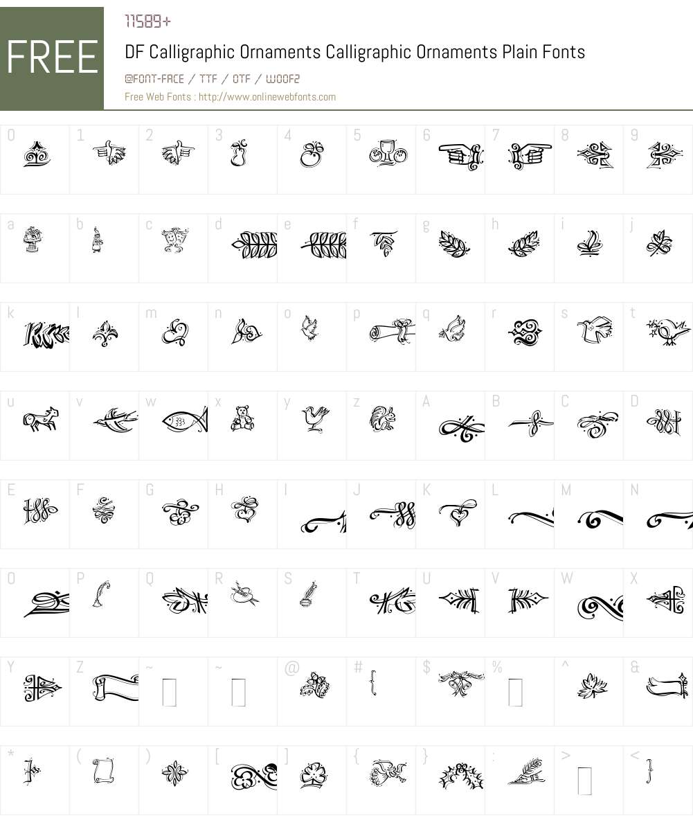 Df Font Screenshots
