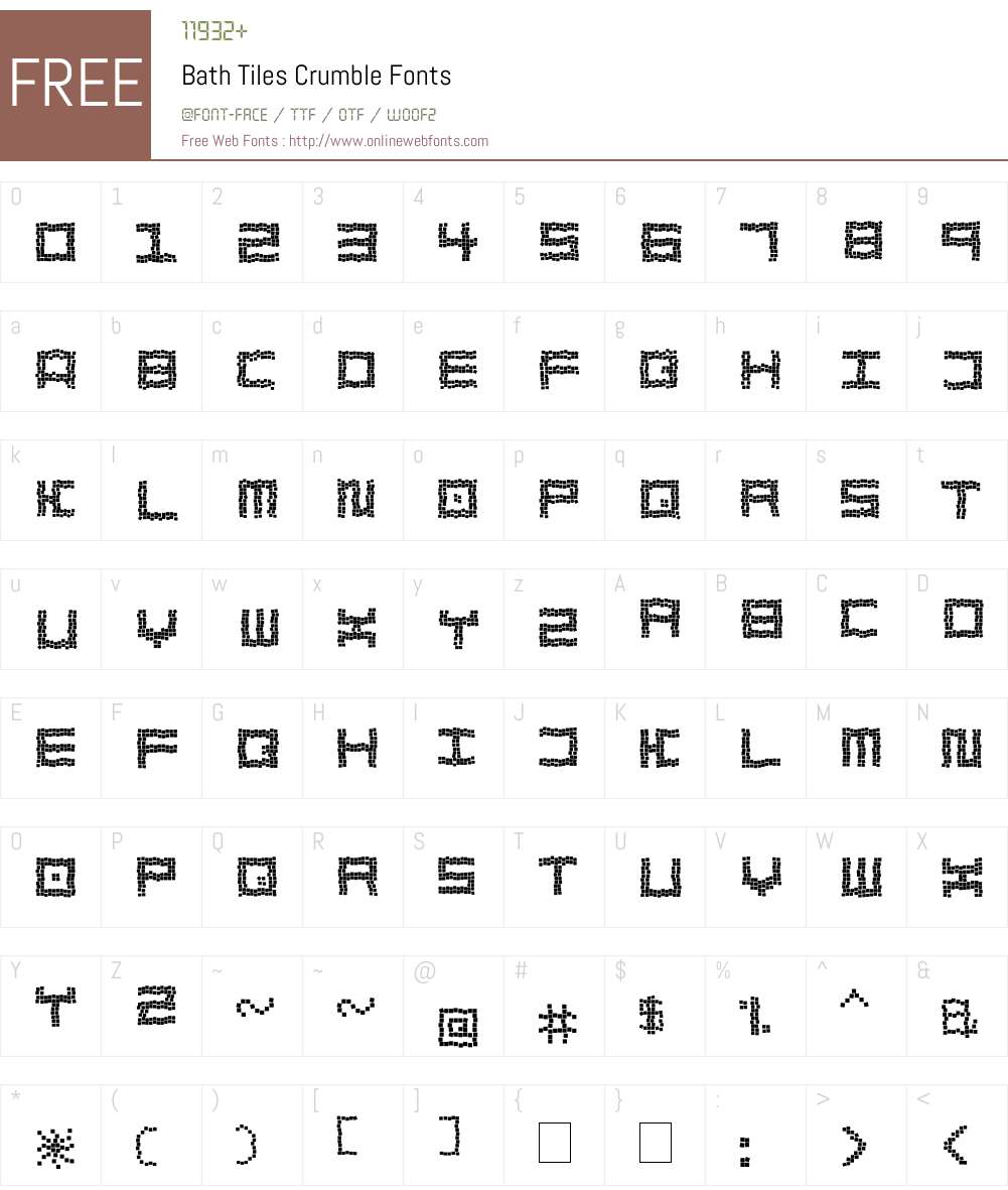 NewUnicodeFont Font Screenshots
