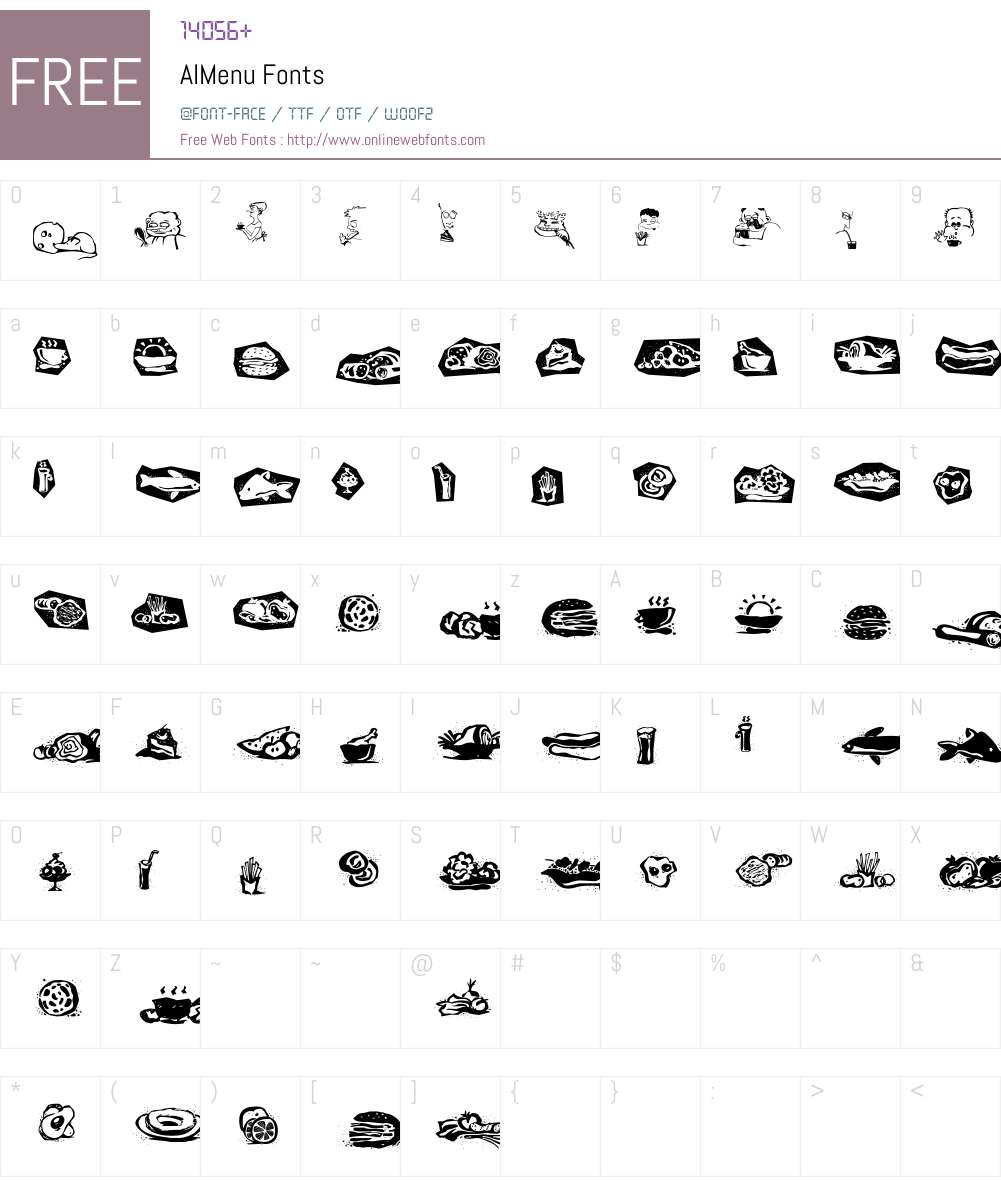 AIMenu Font Screenshots