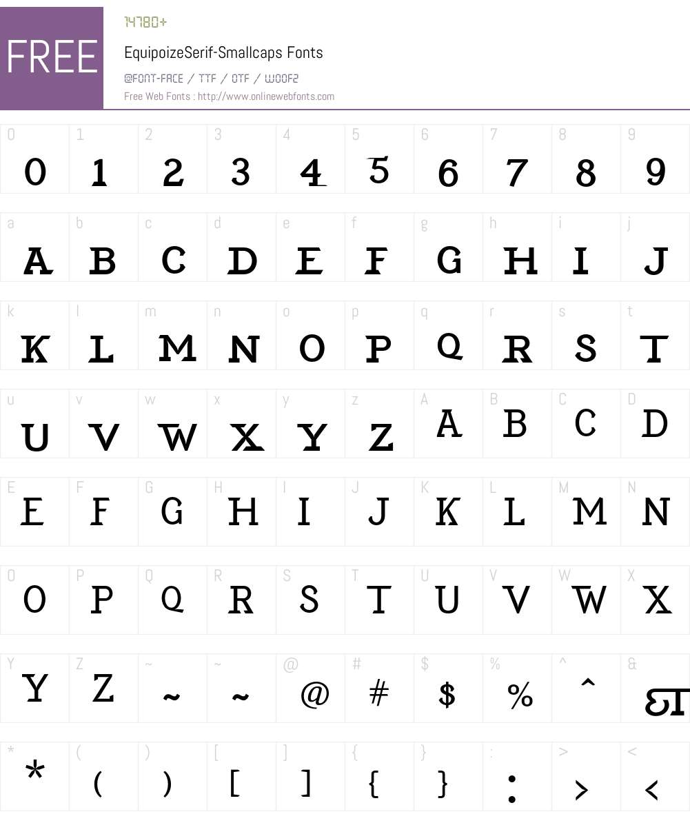 EquipoizeSerif Font Screenshots