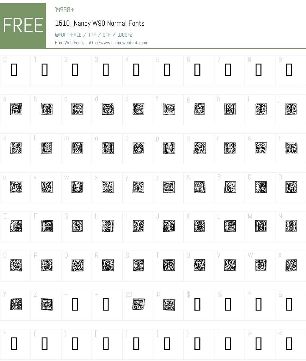 1510_Nancy Font Screenshots