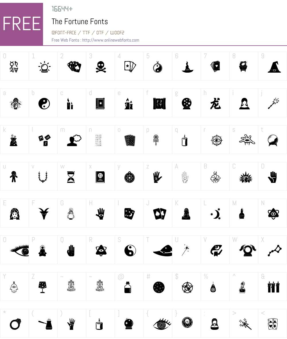 The Fortune Font Screenshots