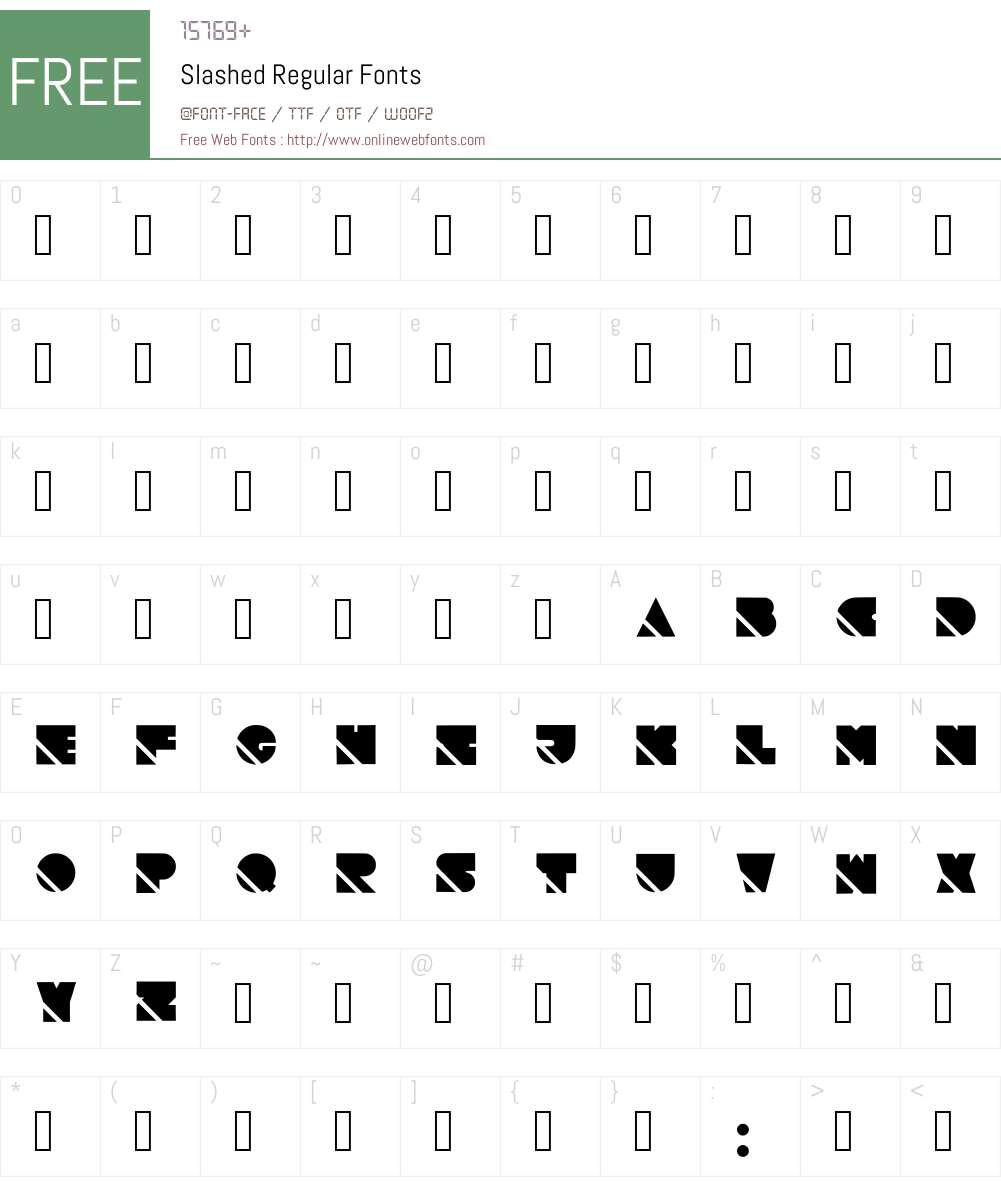 Slashed Font Screenshots