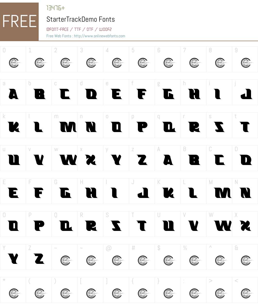 StarterTrackDemo 1.001;Fontself Maker 3.5.7 Fonts Free Download ...