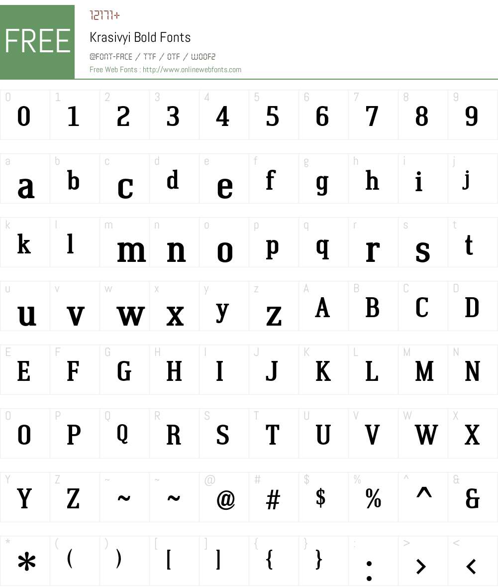 Krasivyi Font Screenshots