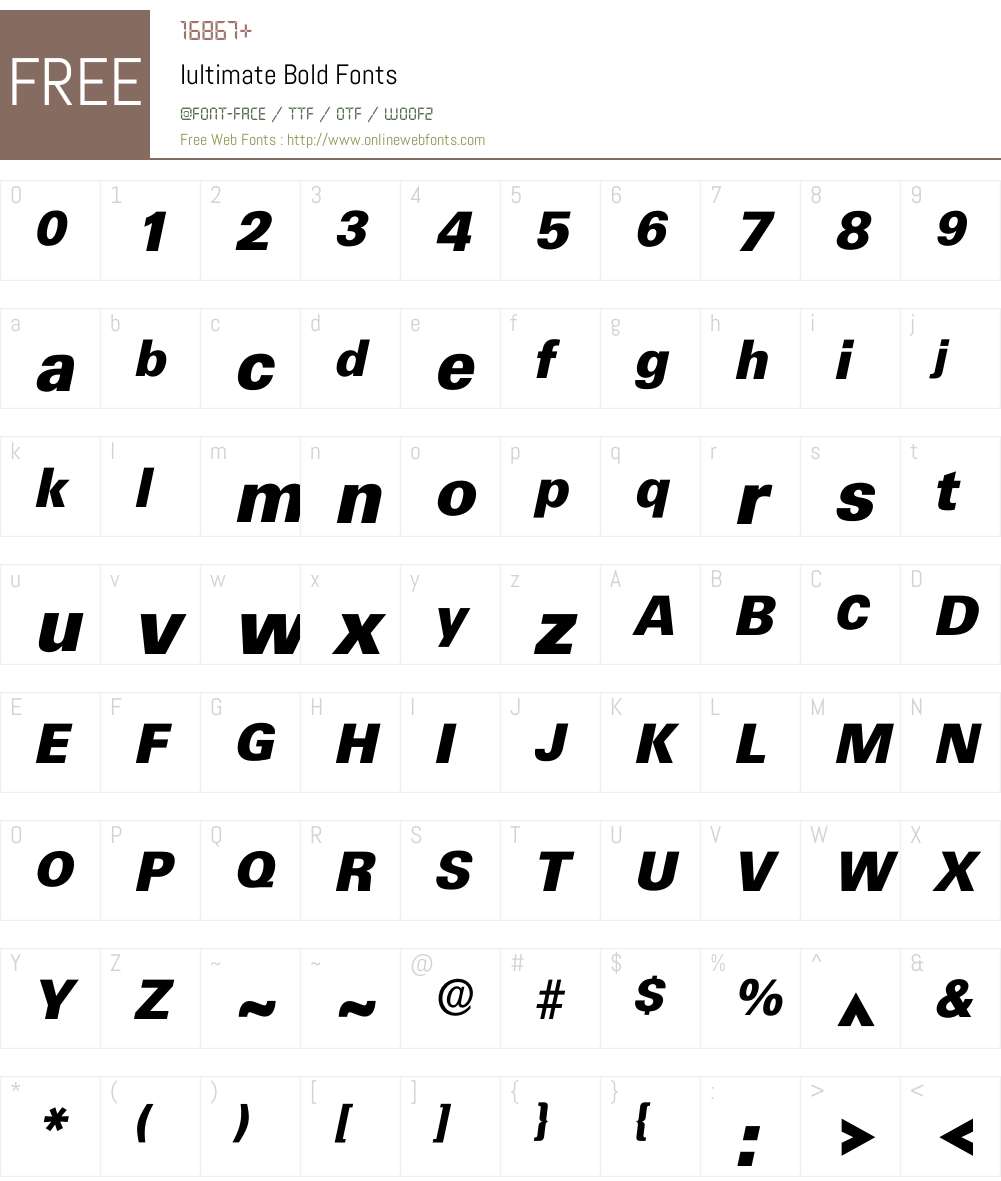 Iultimate Font Screenshots