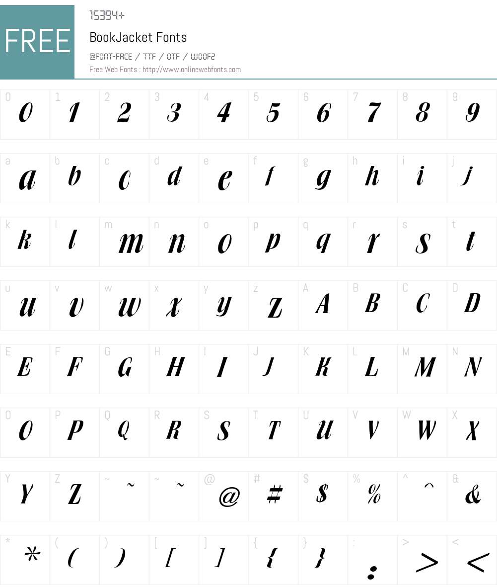 Book Font Screenshots