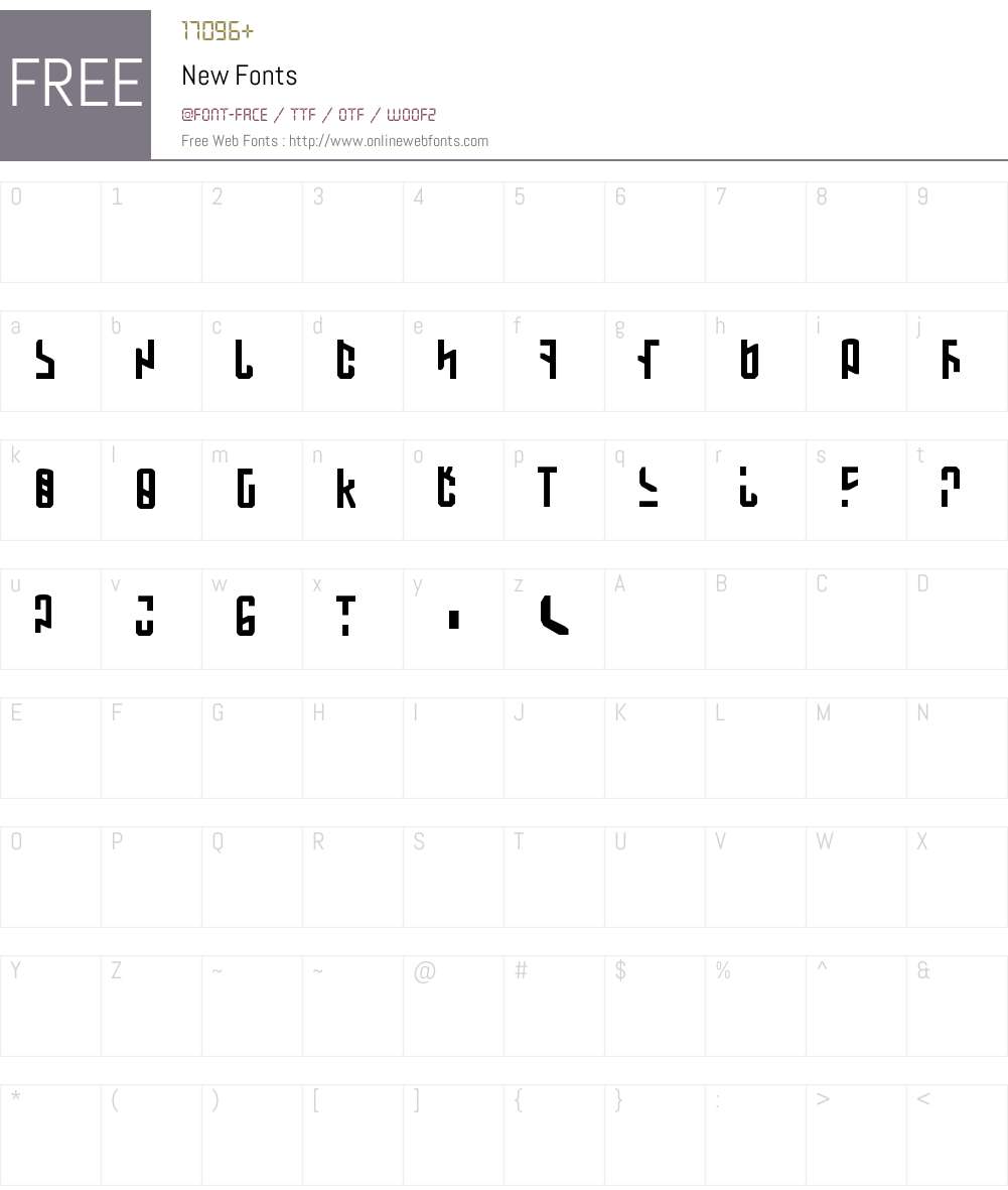 New Font Screenshots