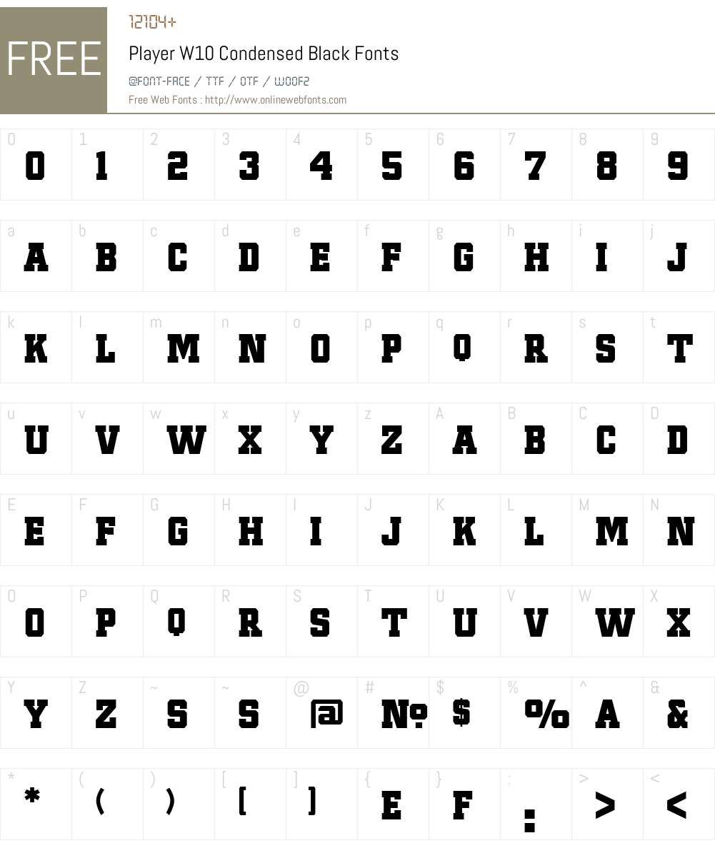 Player Font Screenshots
