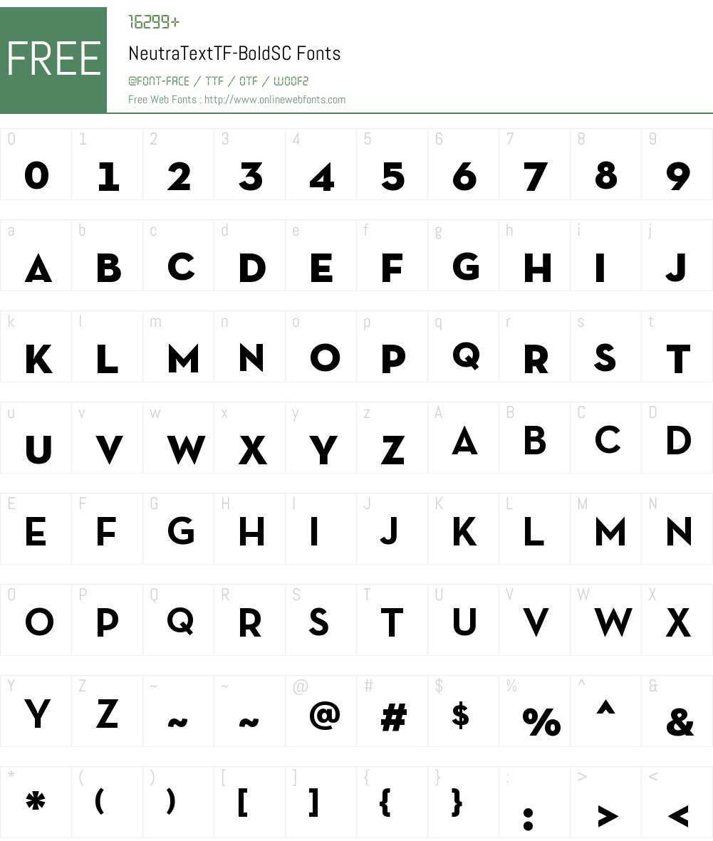 Neutra Text TF SC Font Screenshots