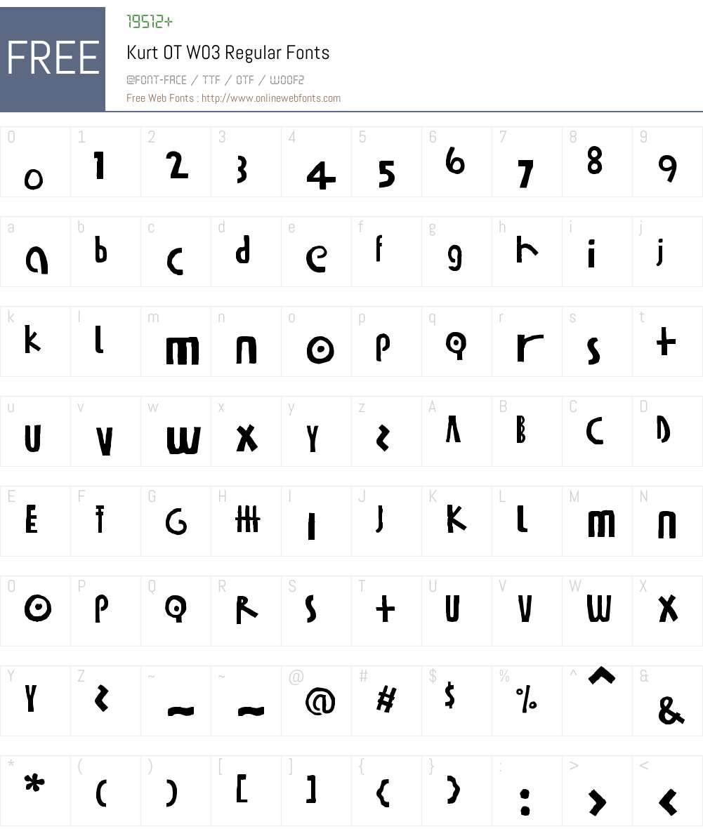 FF Kurt Font Screenshots