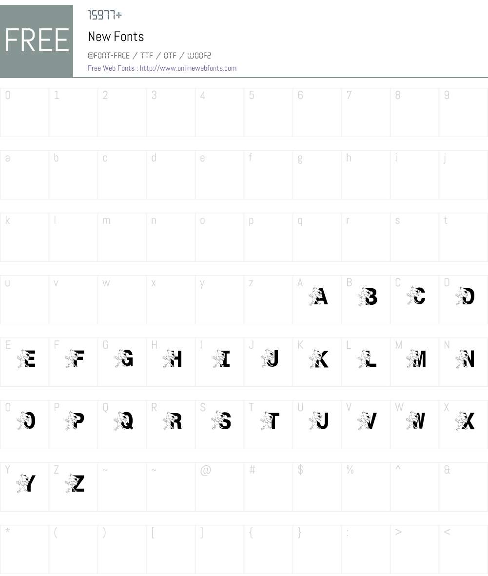 New Font Screenshots