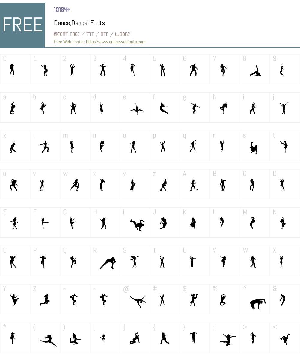 Dance,Dance! 1.00;April 14, 2021;FontCreator 11.0.0.2388 64-bit Fonts ...