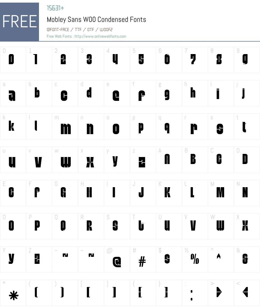 Mobley Sans Font Screenshots