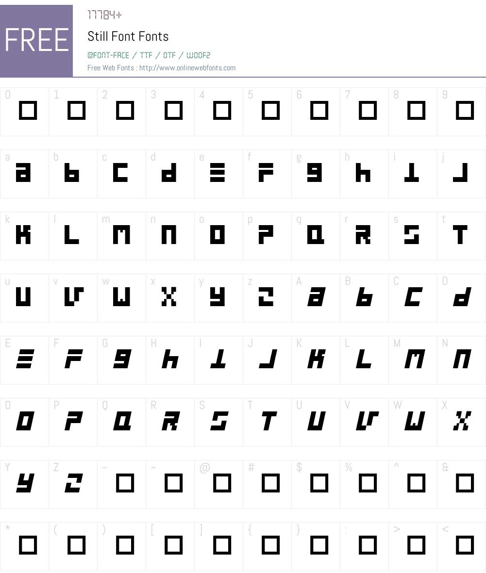 Still Font Font Screenshots