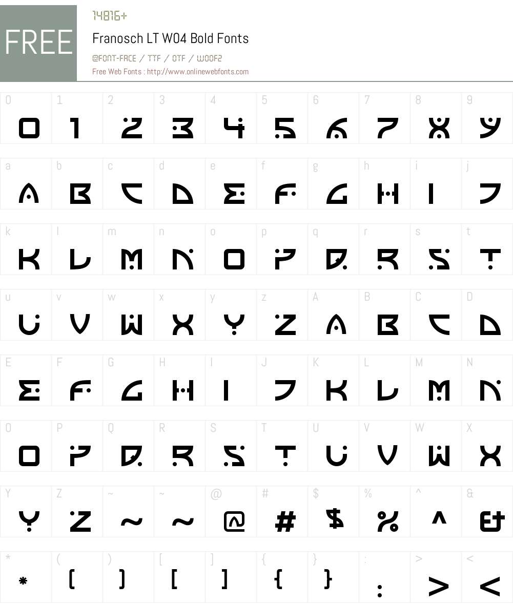 Linotype Franosch Font Screenshots