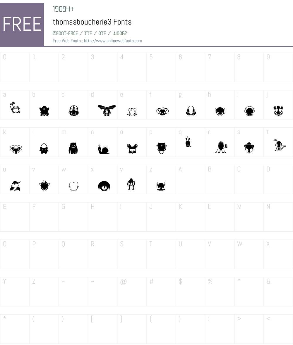 thomasboucherie3 Font Screenshots