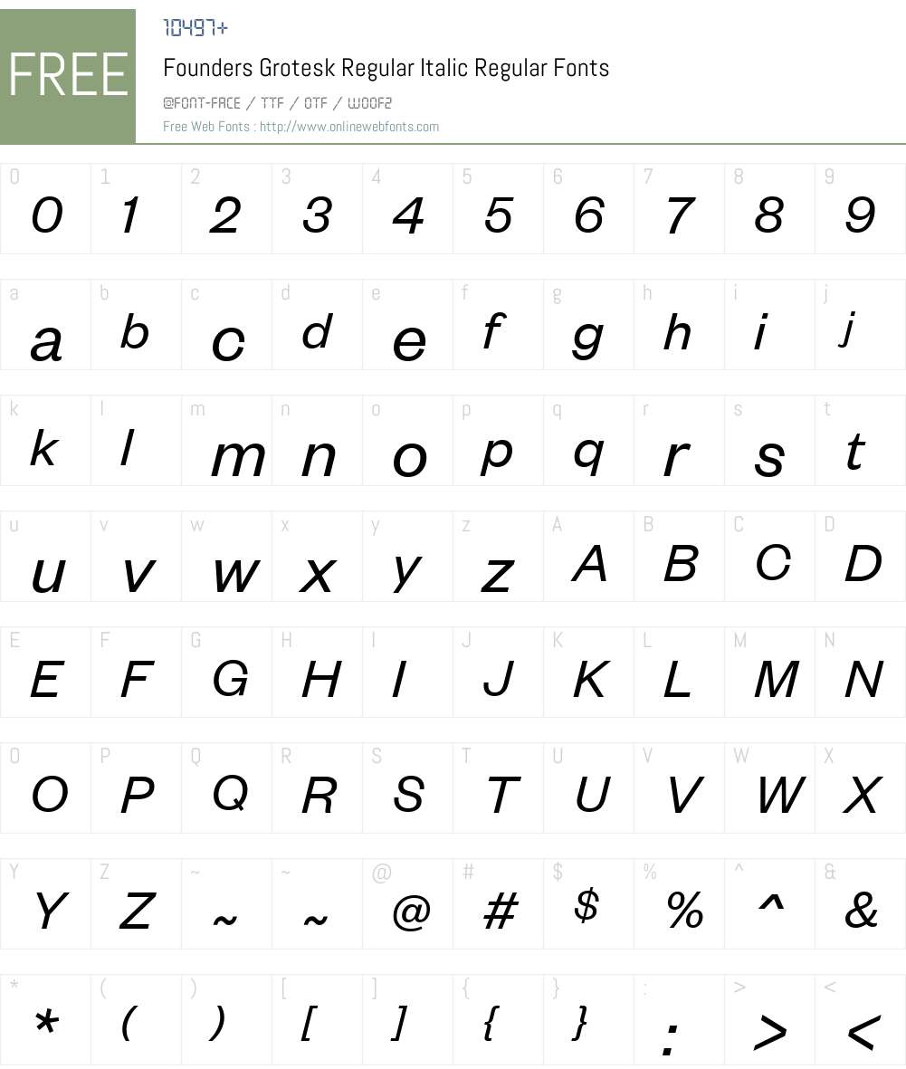 Copyright Klim Type Foundry Font Screenshots