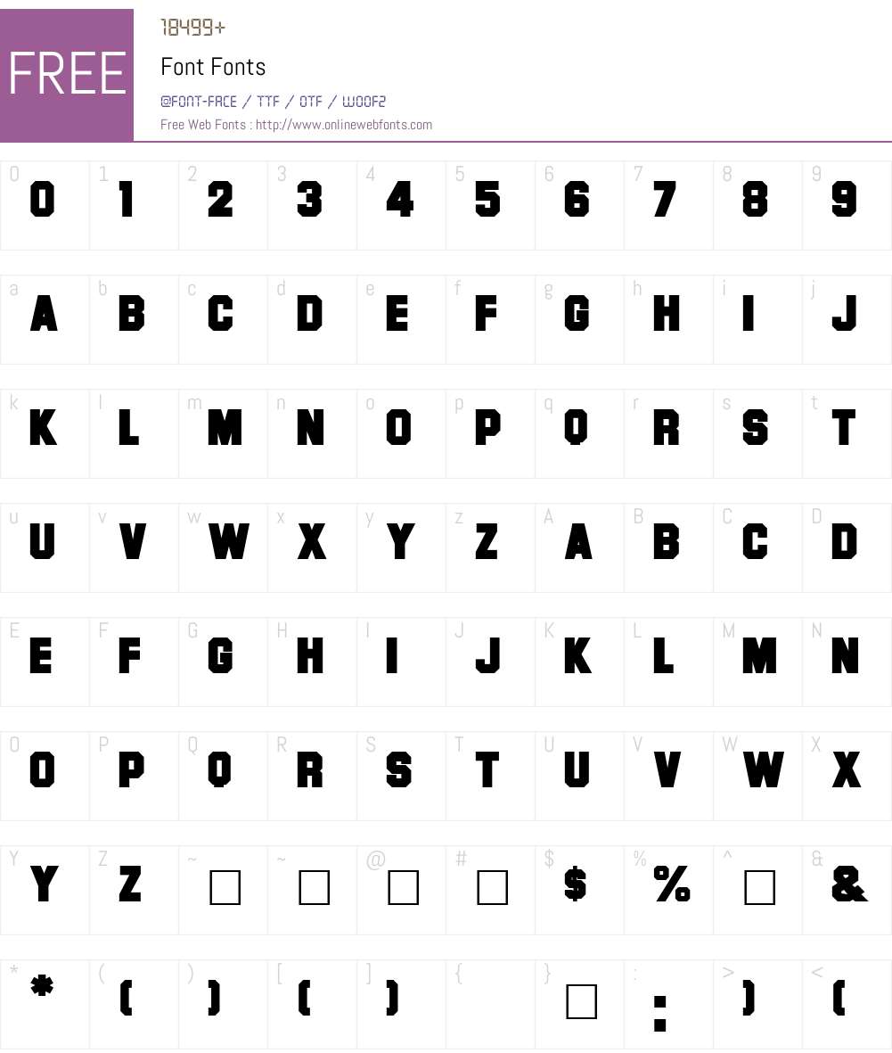 Font Font Screenshots