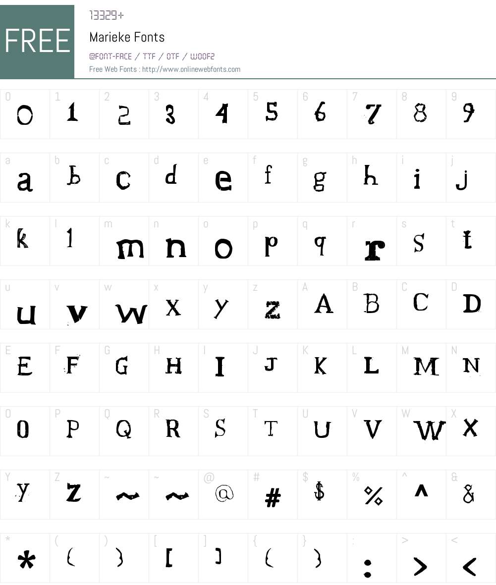 Marieke Font Screenshots