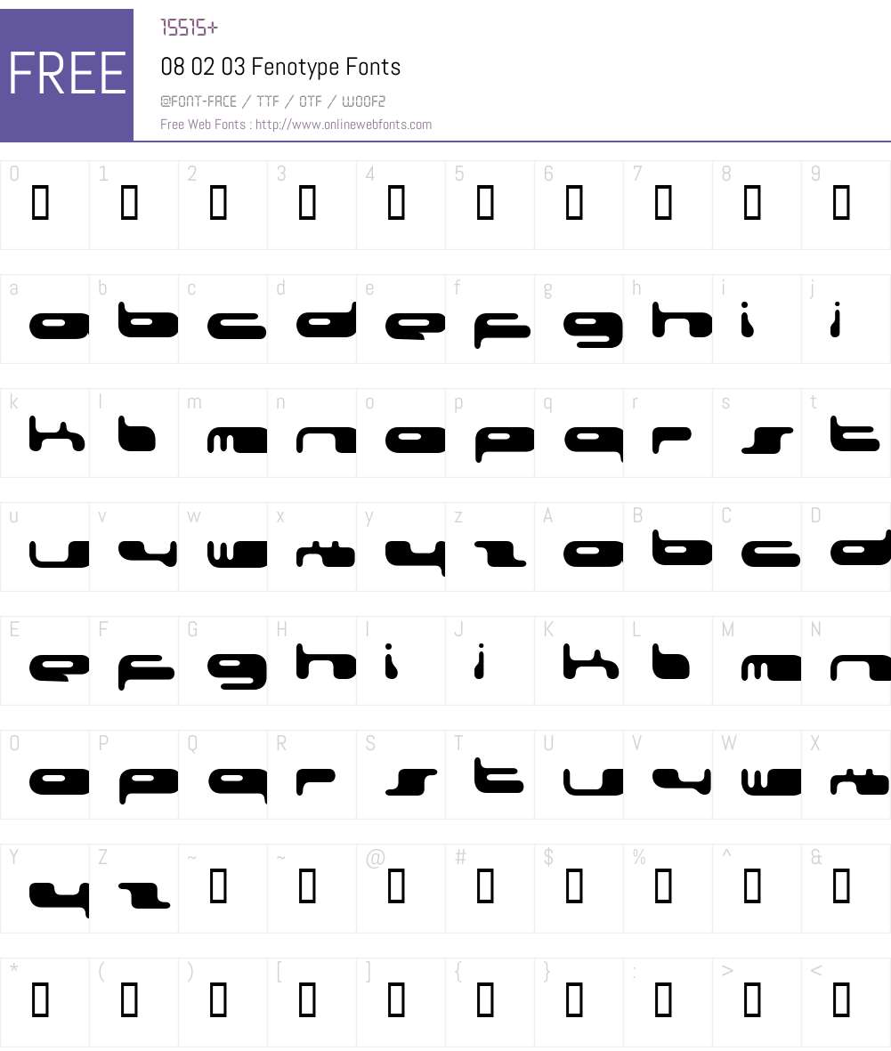 08 02 03 Font Screenshots