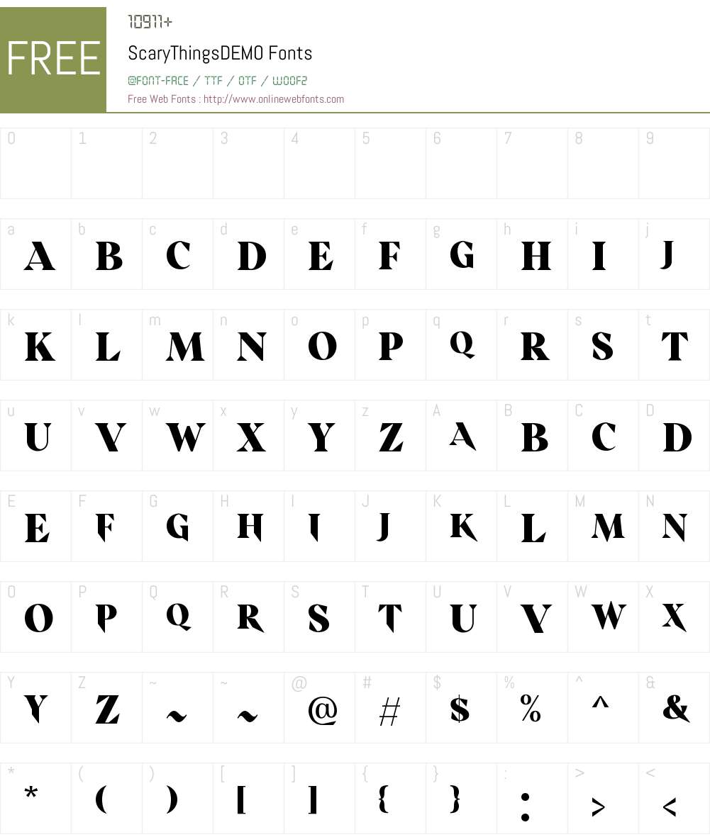 Scary Things DEMO 1 000 Fonts Free Download OnlineWebFonts COM scary-things-demo-1-000-fonts-free-download-onlinewebfonts-com