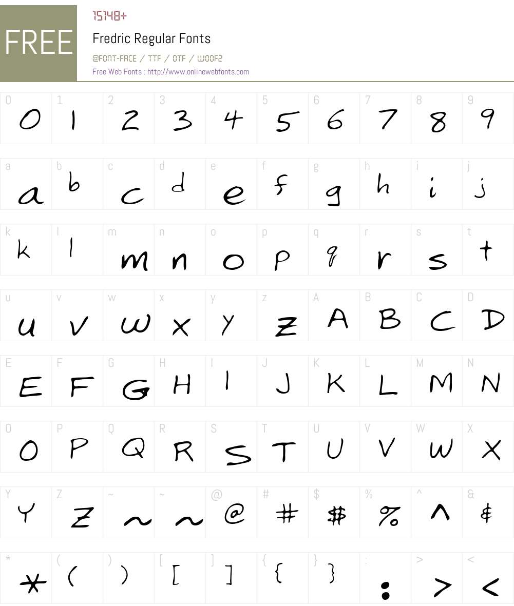Fredric Font Screenshots