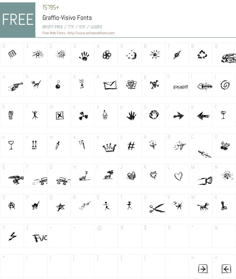 Graffio Font Screenshots