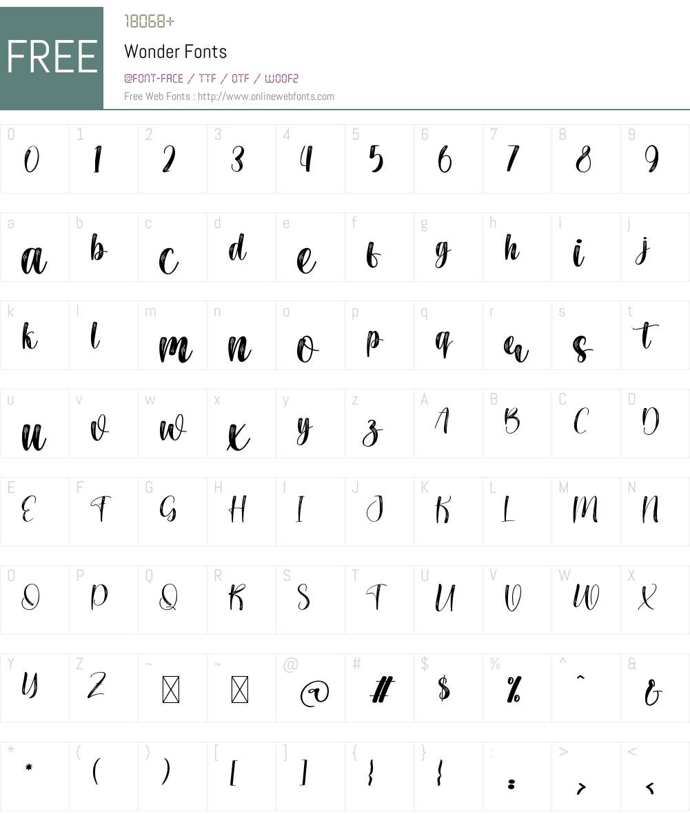 Wonder 1.002;Fontself Maker 3.5.8 Fonts Free Download - OnlineWebFonts.COM