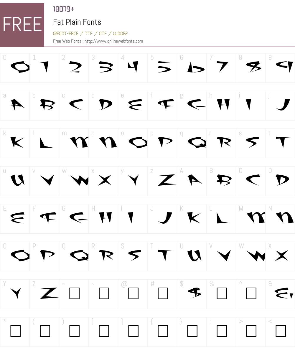 Fat Font Screenshots