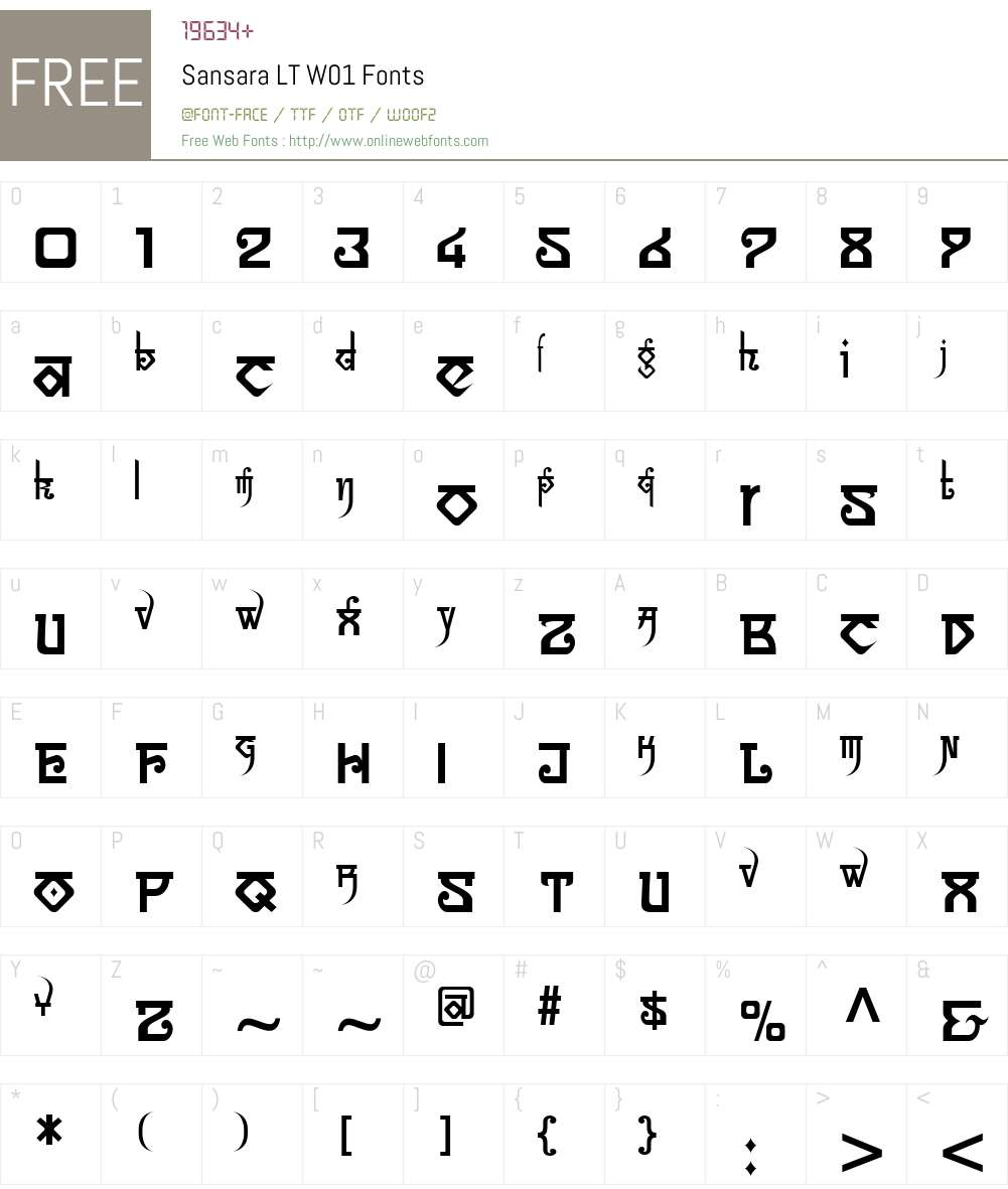 Sansara Lt W01 101 Fonts Free Download Onlinewebfontscom