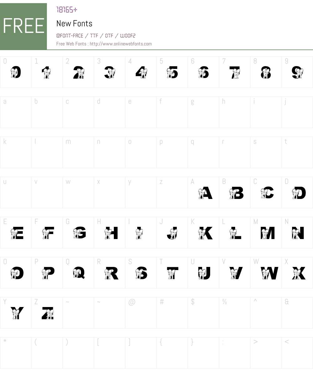 New Font Screenshots