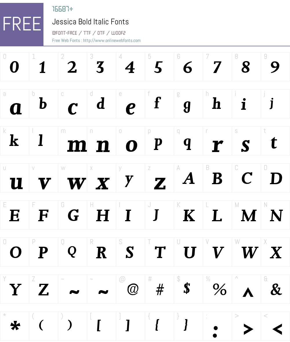 Jessica Font Screenshots