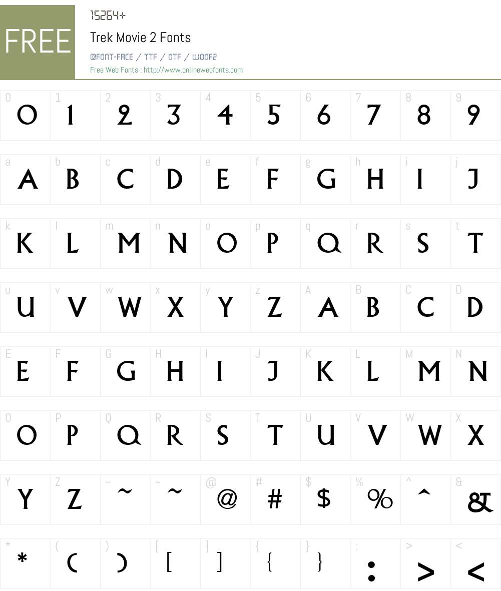 Berette Font Screenshots