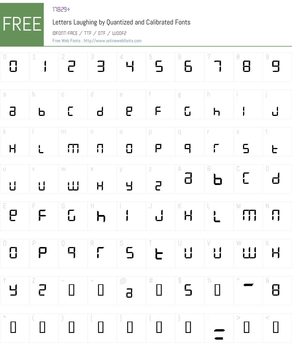 Letters Laughing Font Screenshots