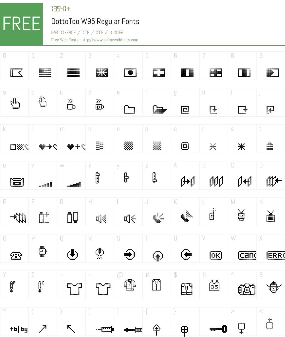 Dotto Font Screenshots