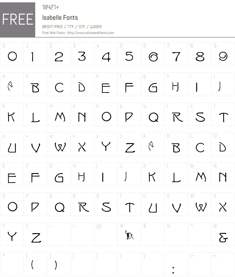 Isabelle V1 Isabelle Fonts Free Download - OnlineWebFonts.COM