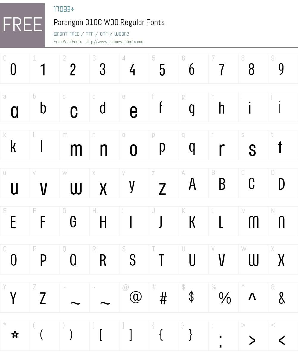 Bardi Font Screenshots
