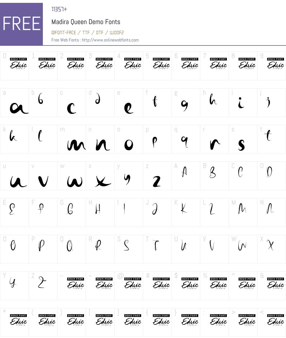 Madira Queen Demo 1.002;Fontself Maker 3.5.4 Fonts Free Download ...