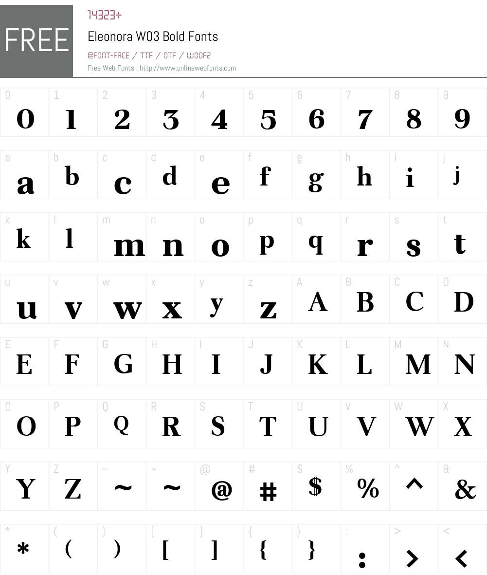 Eleonora Font Screenshots