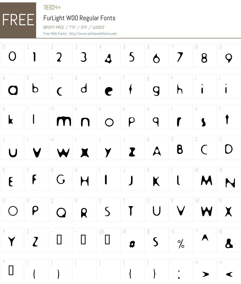 Fur Font Screenshots