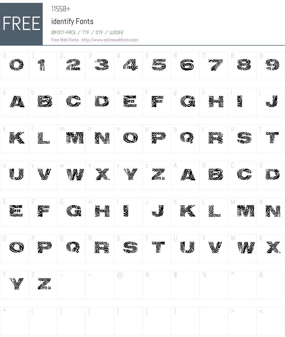 identify Font Screenshots