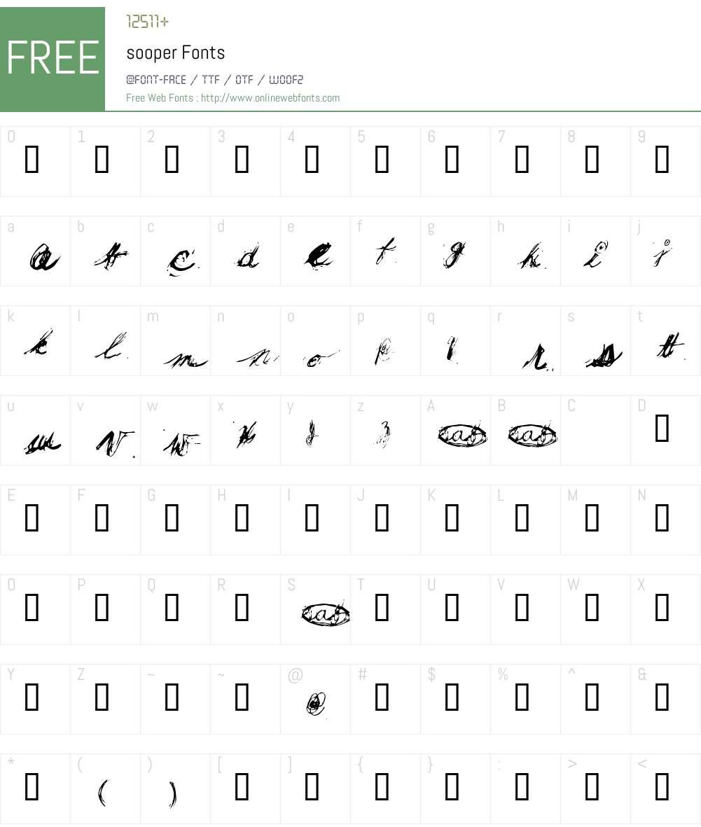 sooper Font Screenshots