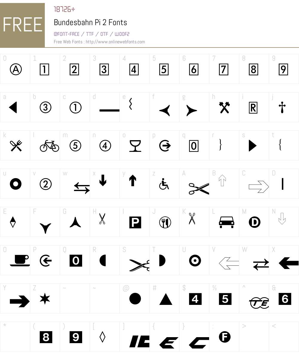DB Pi Two BQ Font Screenshots