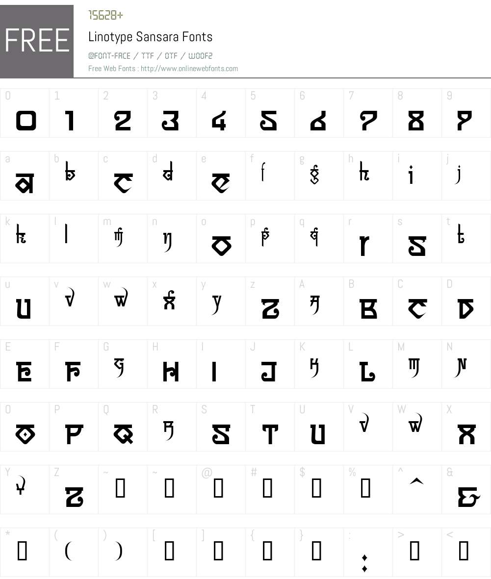 LTSansara Font Screenshots