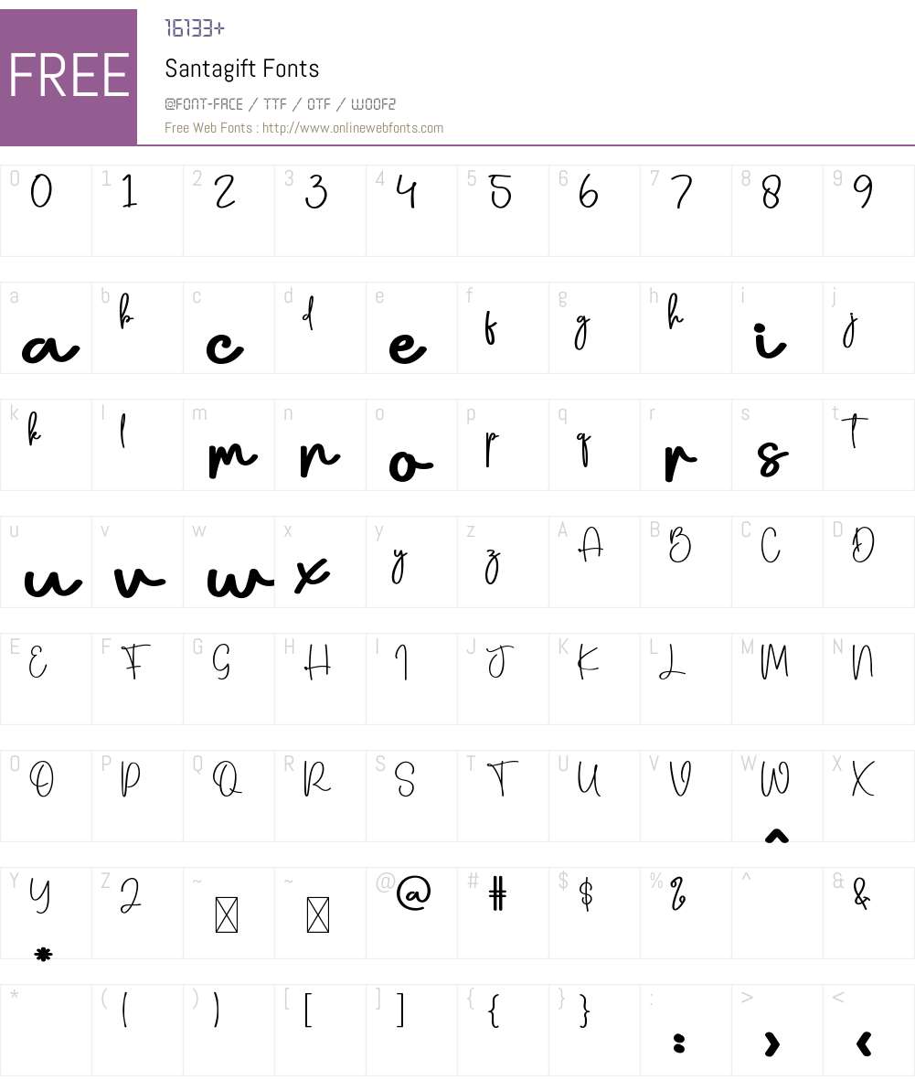 Santagift 1.002;Fontself Maker 3.5.8 Fonts Free Download ...