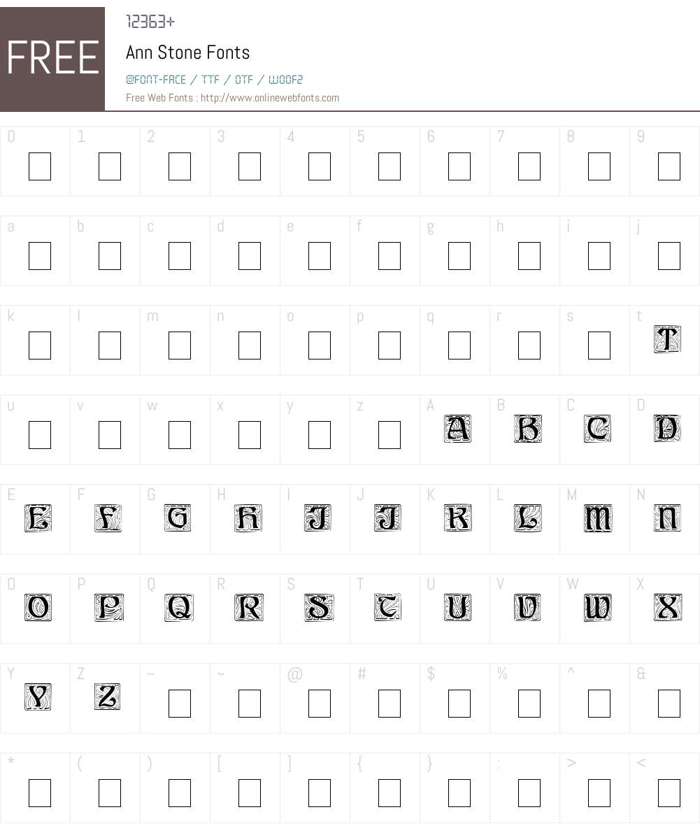 Ann Font Screenshots