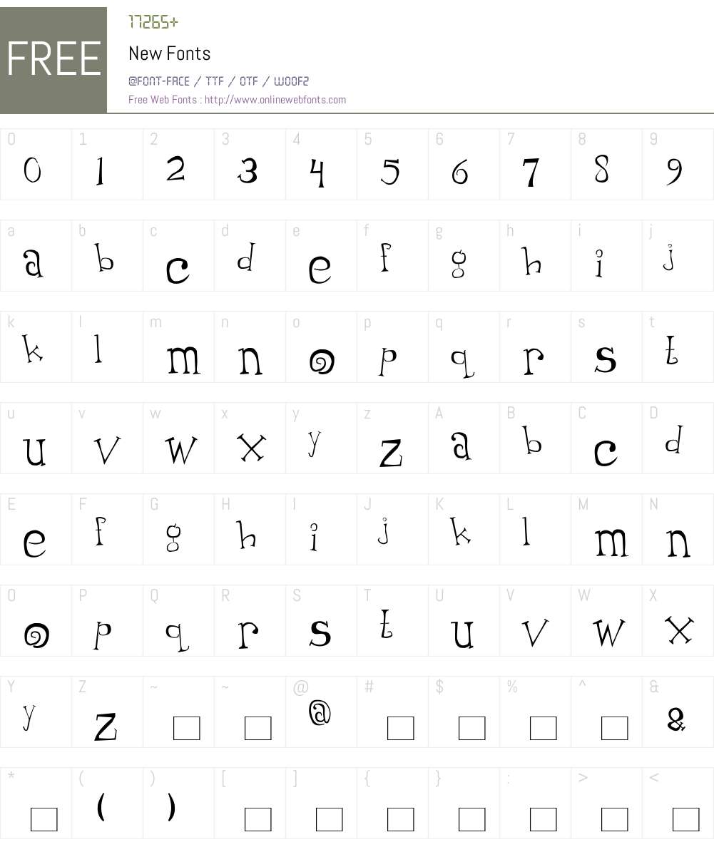 Thumping Font Screenshots